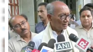 हुज़ूर: श्यामला हिल्स में दिग्विजय सिंह राहुल गांधी के बयान पर मीडिया को दी जानकारी