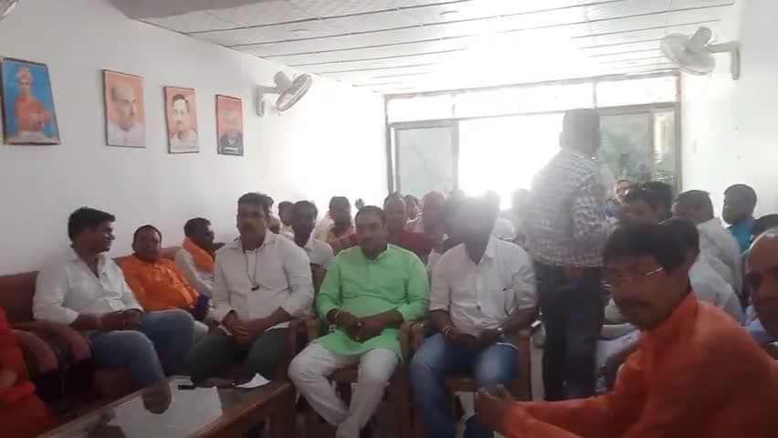 #महासम्पर्क_अभियान के तहत #देवरिया #लोकसभा में #विधानसभावार होने वाले मोर्चो के #संयुक्त #सम्मेलन की तैयारी #बैठक में।