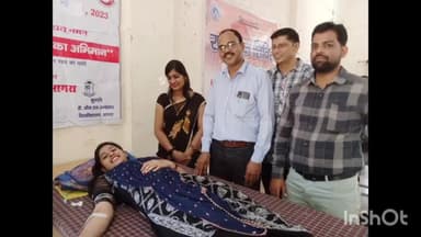 आगरा: जिला शिक्षा एवं प्रशिक्षण संस्थान आगरा में एसएन मेडिकल कॉलेज के सौजन्य से रक्तदान शिविर का हुआ आयोजन