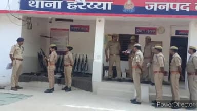 बलरामपुर: क्षेत्राधिकारी ललिया  द्वारा थाना हरैया का किया गया अर्धवार्षिक निरीक्षण