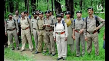 देवीपुर: झारखंड राज्य अवर वन सेवा संघ का अपनी मांगों को लेकर देवघर जिले भर में आंदोलन जारी