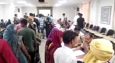 ग्वालियर गिर्द: बहोडापुर इलाके के 24 बीघा की एक महिला ने मारपीट के मामले में SP ऑफिस पहुंचकर आरोपियों के खिलाफ की कार्रवाई की मांग