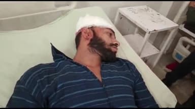 मुरादाबाद: ताजपुर में मामूली कहासुनी के चलते दबंगों ने एक युवक पर लाठी-डंडों से किया हमला, जिला अस्पताल में कराया गया भर्ती