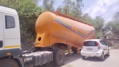 उकलाना: उकलाना बस स्टैंड में आरटीओ टीम ने दो ओवरलोडिंग गाड़ियों का 1 लाख रुपए का  काटा चालान