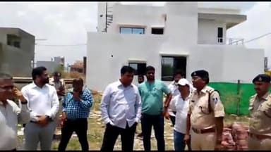 रतलाम नगर: कलेक्टर नरेंद्र कुमार सूर्यवंशी के निर्देशन में जैन कॉलोनी के समीप शहर भू-माफिया के विरुद्ध बड़ी कार्रवाई की गई