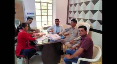 रावला: रावला CHC में फिट हेल्थ कैम्पेनिंग के अंतर्गत अधिकारियों व कर्मचारियों का किया स्वास्थ्य परीक्षण