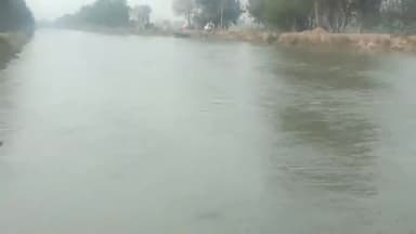 पानीपत: 20 साल बाद मानसून से पहले पानीपत से गुजरने वाली यमुना नदी में आया तूफान