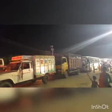 #बीती रात जाम से जकड़ा रहा है बाईपास मुख्य मार्ग, और राहगीर रहे परेशान।