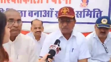 हिसार: लघु सचिवालय के सामने 'हांसी को जिला बनाओ संघर्ष समिति' का अनिश्चितकालीन धरना पांचवे दिन जारी