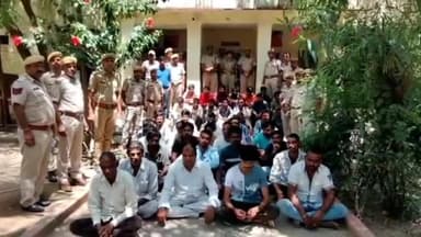 चित्तौड़गढ़: वांछित अपराधियों की गिरफ्तारी में जिला पुलिस ने जिले भर में दबिश देकर 353 आरोपियों को किया गिरफ्तार