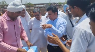 रतिया: पशुओं में मुंह-खुर व गलघोटू बीमारी से रोकथाम के लिए एसडीएम ने नंदीशाला का किया निरीक्षण