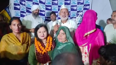 पानीपत: कुटानी रोड के पास आयोजित कार्यक्रम में भाजपा नेता ने सैकड़ों साथियों के साथ आम आदमी पार्टी की ली सदस्यता