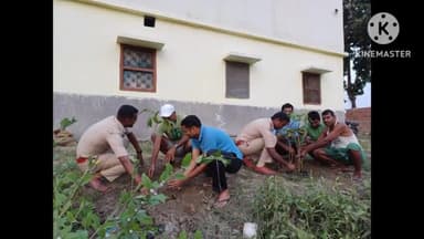 महिषी: विश्व पर्यावरण दिवस पर जलई थानाध्यक्ष के नैतृत्व में हरित क्रान्ती को बढावा देने हेतु थाना में लगाए गये फलदार पेड़