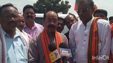 बस्तर: भाजपा प्रदेश अध्यक्ष अरुण साव का बस्तर में सर्व आदिवासी समाज व भाजपाइयों ने  किया भव्य स्वागत