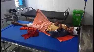 बेगूसराय: सगुन तिलक से लौटने के क्रम में शाहपुर के पास NH-31 पर मोटरसाइकिल सवार एक्सीडेंट में  हुआ घायल, सदर अस्पताल में भर्ती