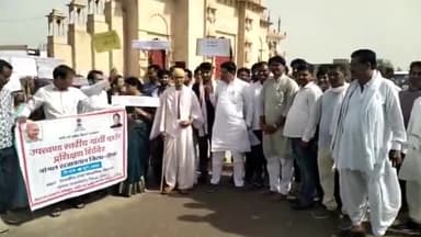 नांगल राजावतान: उपखंड स्तरीय गांधी दर्शन पदयात्रा का मीणा हाईकोर्ट से कृषि विपणन मंत्री मुरारी लाल मीणा ने किया शुभारंभ