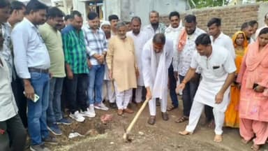 नरसिंहपुर: राज्यसभा सांसद कैलाश सोनी ने पिपरिया लिंगा से NH-44 तक सड़क निर्माण को लेकर किया भूमि पूजन