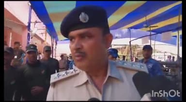 मुशहरी: एमएसकेवी मतगणना केंद्र का डीएसपी नगर राघव दयाल ने किया निरीक्षण