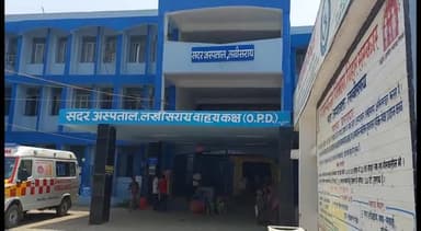 लखीसराय: लखीसराय जिले की मुख्य सड़क पर बाइक से गिरकर एक किशोर हुआ जख्मी, सदर अस्पताल में किया गया इलाज