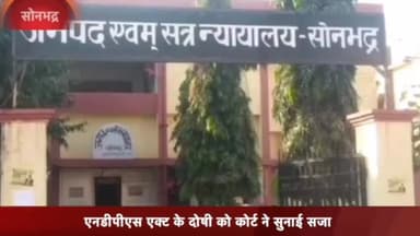 रॉबर्ट्सगंज: न्यायालय ने एनडीपीएस एक्ट के दोषी को सुनाई एक वर्ष कैद की सजा,50 का जुर्माना भी लगाया।