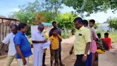 கடவூர்: வீரணம்பட்டியில் பட்டியலின மக்களை கோயிலுக்குள் அனுமதிக்க மறுத்த விவகாரம் - தலித் விடுதலை இயக்கம் தலைமையில் கள ஆய்வு