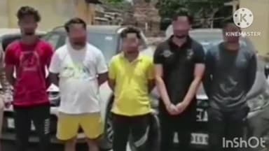 आगरा: शास्त्रीपुरम में कार पर स्टंटबाजी करने वाले 5 को जे.सी. चौराहे से पकड़ा 6 चार पहिया वाहन भी सीज