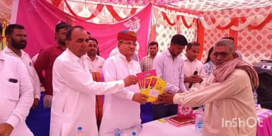 खाजूवाला: आपदा प्रबंधन मंत्री गोविंदराम ने खाजूवाला के 20 बीडी और पूगल के पहलवान का बेरा में शिविरों का किया निरीक्षण