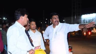 हुज़ूर: विधायक रामेश्वर शर्मा ने कोलार सिक्स लेन का किया दौरा, अधिकारियों को दिए आवश्यक दिशा-निर्देश