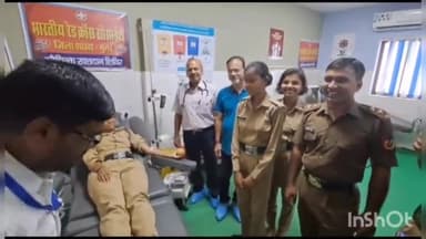 मुंगेर: सदर अस्पताल मुंगेर में एनसीसी कैडेटों के द्वारा रक्तदान शिविर का किया गया आयोजन