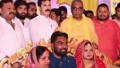 यूपी के बाहुबलियों का जमावङा ओपी राजभर के बेटे की शादी समारोह में एक से बढ़कर एक दिग्गज शामिल हुए शादी #ओपी#वाराणसी