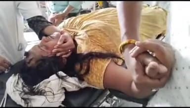 करछना: जरिहा गांव में पारिवारिक विवाद में पति ने पत्नी को लाठी से मारकर किया घायल, महिला को इलाज के लिए पहुंचाया गया अस्पताल