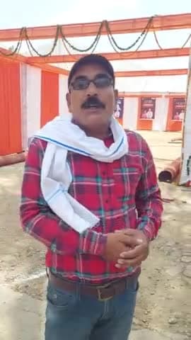 CM की उरमौरा डायट ग्राउंड पर जनसभा में बसपा वोटर्स की भरमार प्रधानों ने अपने खर्चे पर वाहनों से भेजा#पत्रकार समर सैम