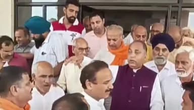 इंद्री: हिमाचल प्रदेश के पूर्व मुख्यमंत्री जयराम ठाकुर पहुंचे इंद्री रेस्ट हाउस, बीजेपी कार्यकर्ताओं के साथ की मीटिंग