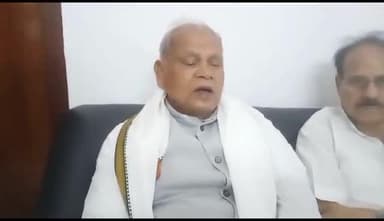 जहानाबाद: जीतन राम मांझी ने जहानाबाद में मीडिया कर्मियों से की बात, कहा- नीतीश कुमार तेजस्वी को कभी नही बनाएंगे मुख्यमंत्री