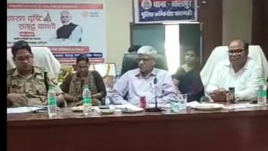 चोलापुर ब्लॉक पर मिशन शक्ति कार्यक्रम में पहुंचे पुलिस कमिश्नर मुथा अशोक जैन