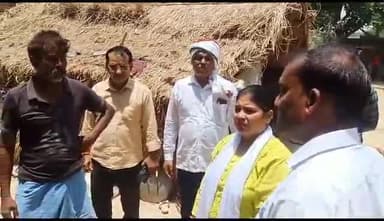 अमृतपुर: राजेपुर कस्बे में राज्यमंत्री ने आवासों की परखी हकीकत, नेमप्लेट न लगी होने पर भड़की