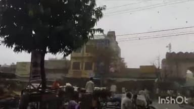 जहाज़पुर: जहाजपुर में तूफान के बाद रिमझिम बारिश शुरू , मौसम हुआ ठंडक भरा।