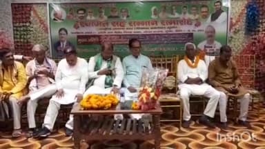 मुंगेर: मंगल बाजार में राजद के द्वारा स्वागत सह सम्मान समारोह का किया गया आयोजन