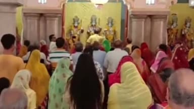 रतलाम नगर: सैलाना रोड स्थित श्रीराम मंदिर के स्थापना दिवस पर हुआ कार्यक्रम का आयोजन, शहर के गणमान्य लोग हुए शामिल