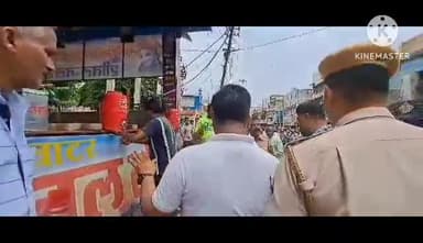 अलवर: जगन्नाथ भगवान की रथ यात्रा के मद्देनजर नगर परिषद ने शहर के बाजारों में अस्थाई अतिक्रमण पर की कार्रवाई