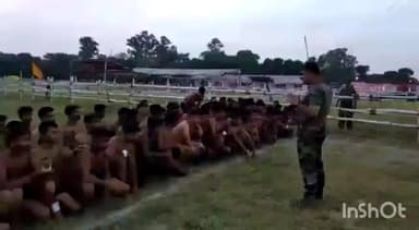 मुशहरी: चक्कर मैदान में चल गया अग्निवीर भर्ती रैली में 10:50 अभ्यर्थियों ने लगाई दौड़ ,39प्रतिशत हुए सफल