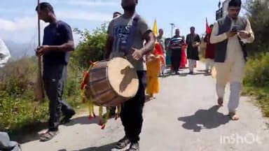 पावकी देवी: ग्राम छाम में विधि विधान से शुभारम्भ हुआ नौ दिवसीय दुर्गा पूजन, बड़ी संख्या में लोग हुए शामिल