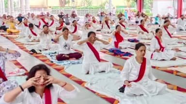 हरिद्वार: रानीपुर विधायक आदेश चौहान ने अंतर्राष्ट्रीय योग दिवस पर शिवालिक नगर तथा बहादराबाद मैं आयोजित कार्यक्रम में की शिरकत