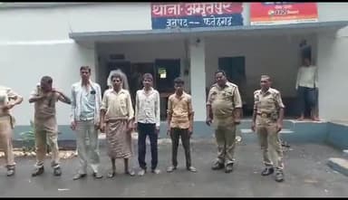 अमृतपुर: अमृतपुर थाना पुलिस ने चार व्यक्तियों को पकड़ कर शांति भंग में किया चालान