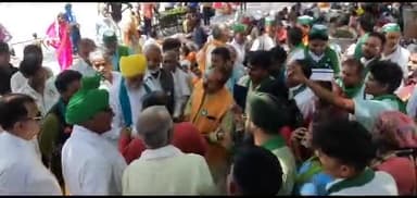 #अन्नदाता किसान यूनियन गुरमुख सिंह जी हरिद्वार में गंगा घाट पर अपनी टीम के साथ