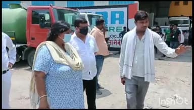 गाज़ियाबाद: महापौर सुनीता दयाल औचक निरीक्षण करने पहुँची हिंडन विहार गार्बेज फैक्टरी,मिली खामिया ही खामिया।