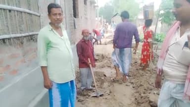 बारसोई: शिवानदपुर पंचायत ग्राम मथुरापुर में पीसीसी नाला निर्माण विधिवत उद्घाटन मुखिया नियाज अंसारी एवं समिति अनुसरा खातून ने किय