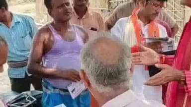 हनुमाननगर: दरभंगा के सांसद गोपाल जी ठाकुर पहुंचे हनुमान नगर अग्नि पीड़ितों का लिया शुद्धि उचौली और रुपौली में