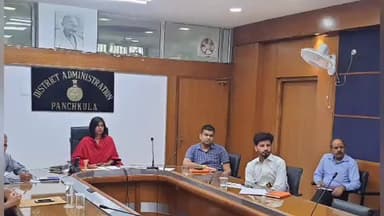 पंचकूला: फसल अवशेष प्रबंधन के लिए बुलाई गई राज्य स्तरीय बैठक,VC के माध्यम से सेक्टर1 पंचकूला से जुड़े जिला के अधिकारी