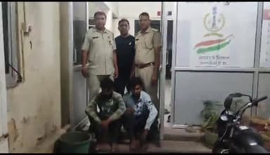 अलवर: अलवर ट्रांसपोर्ट नगर से हुए ट्रक चोरी के मामले में एन ई बी थाना पुलिस ने 2 लोगों को किया गिरफ्तार